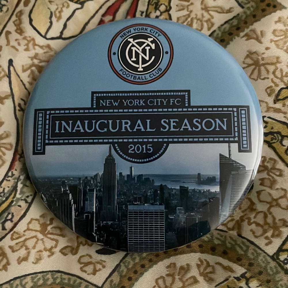 New York City FC Inaugural Season Large Pin